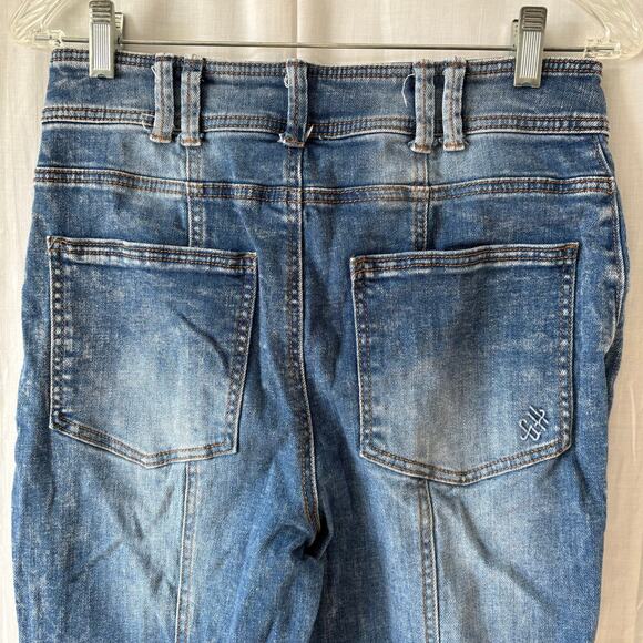Good Hart Matilda Jane High Rise Flare Leg Denim Jeans Size 8 - Picture 5 of 8